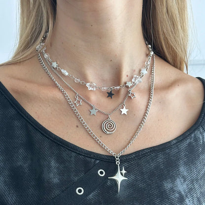 Spiral pendant necklace