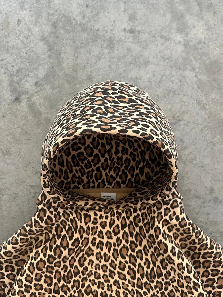 Leopard Pullover Hoodie