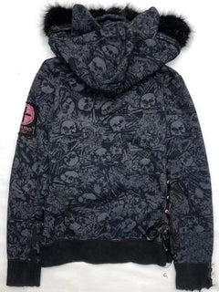 Fur Skull Hoodie Jackets - PWM