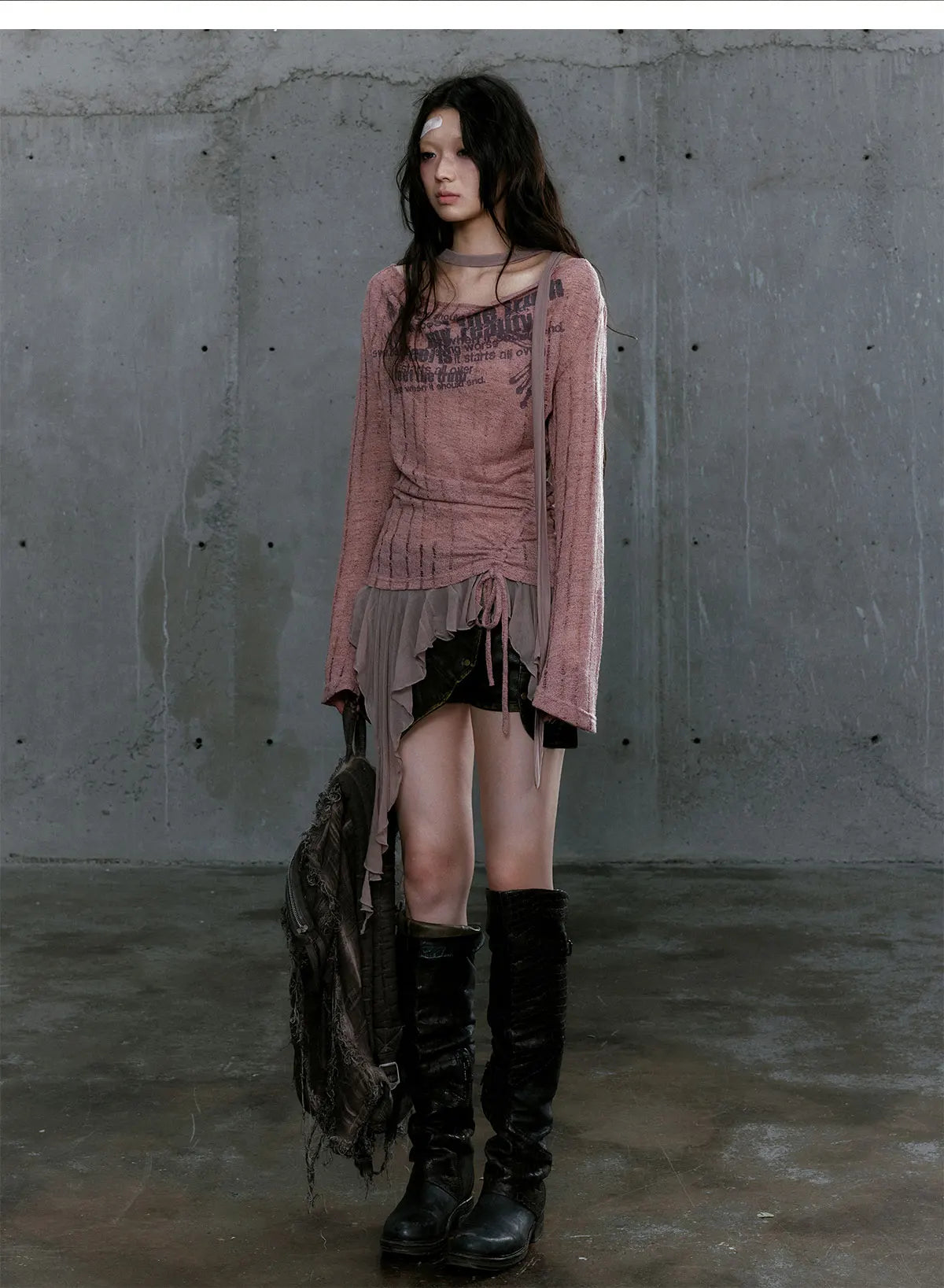 Irregular Patchwork Knitwear