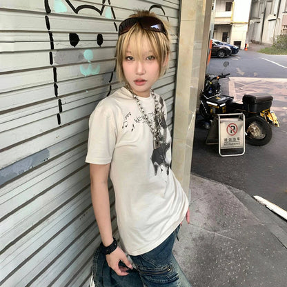 2000s Graphic Print T-shirt