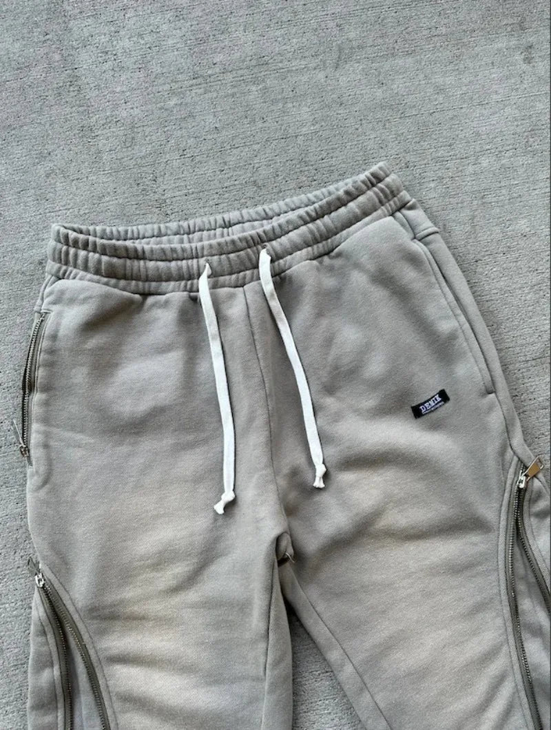 Zipper Sweatpants