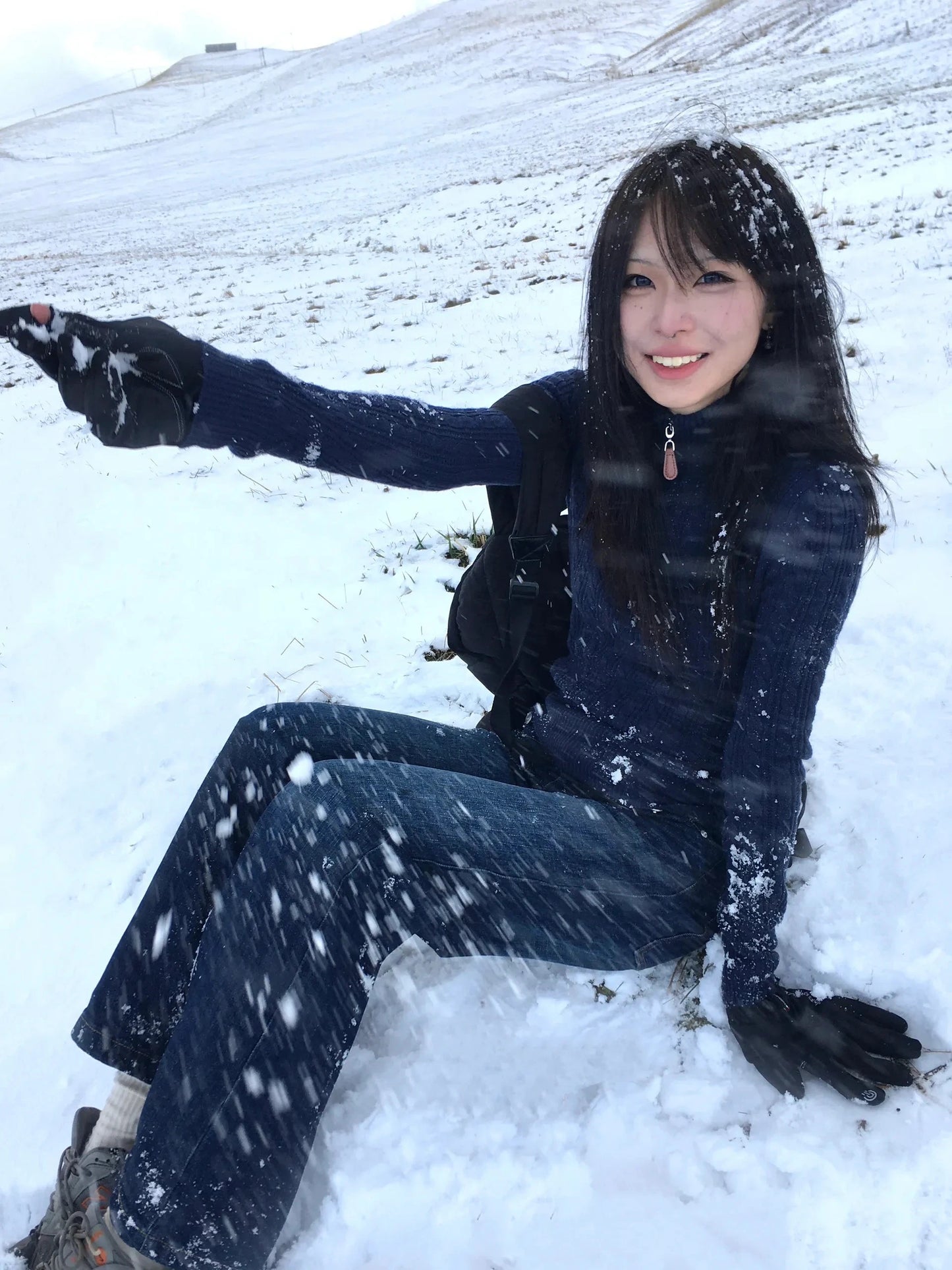 2000s Slim Pullover Knitted Tops