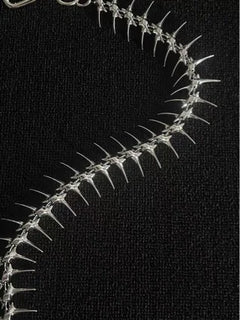 Metal Fishbone Skeleton Belt Chain - PWM