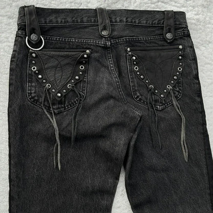 Cowboy Cross Micro Flared Jeans