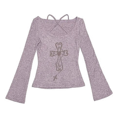 Cross Flare Sleeve Tops - PWM
