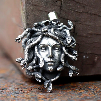 Medusa Pendant Necklace