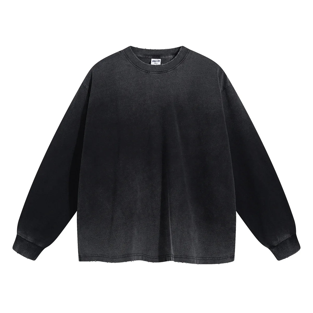 Distressed Long Sleeve T shirt