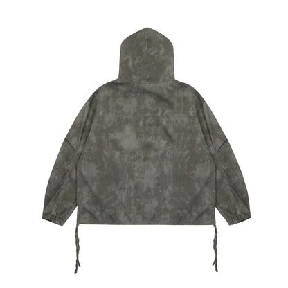 Tie-dye Mesh Hoodie