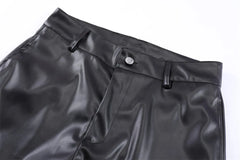 Pleated Leather Pants - PWM
