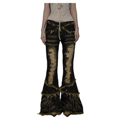 Distressed Flared Jeans - PWM