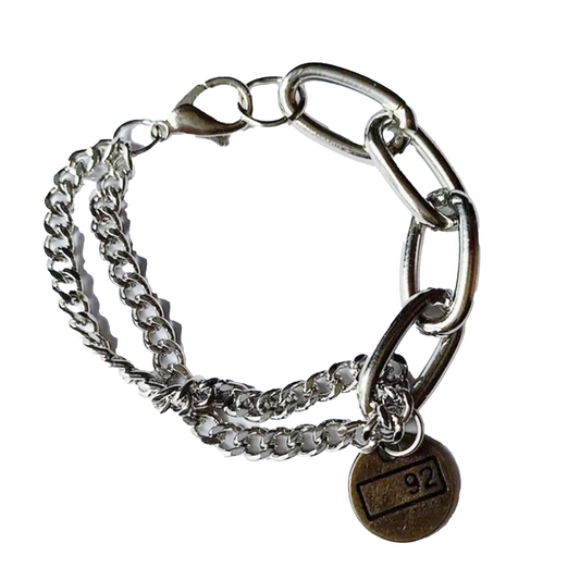 Thick Chain Pendant Bracelet