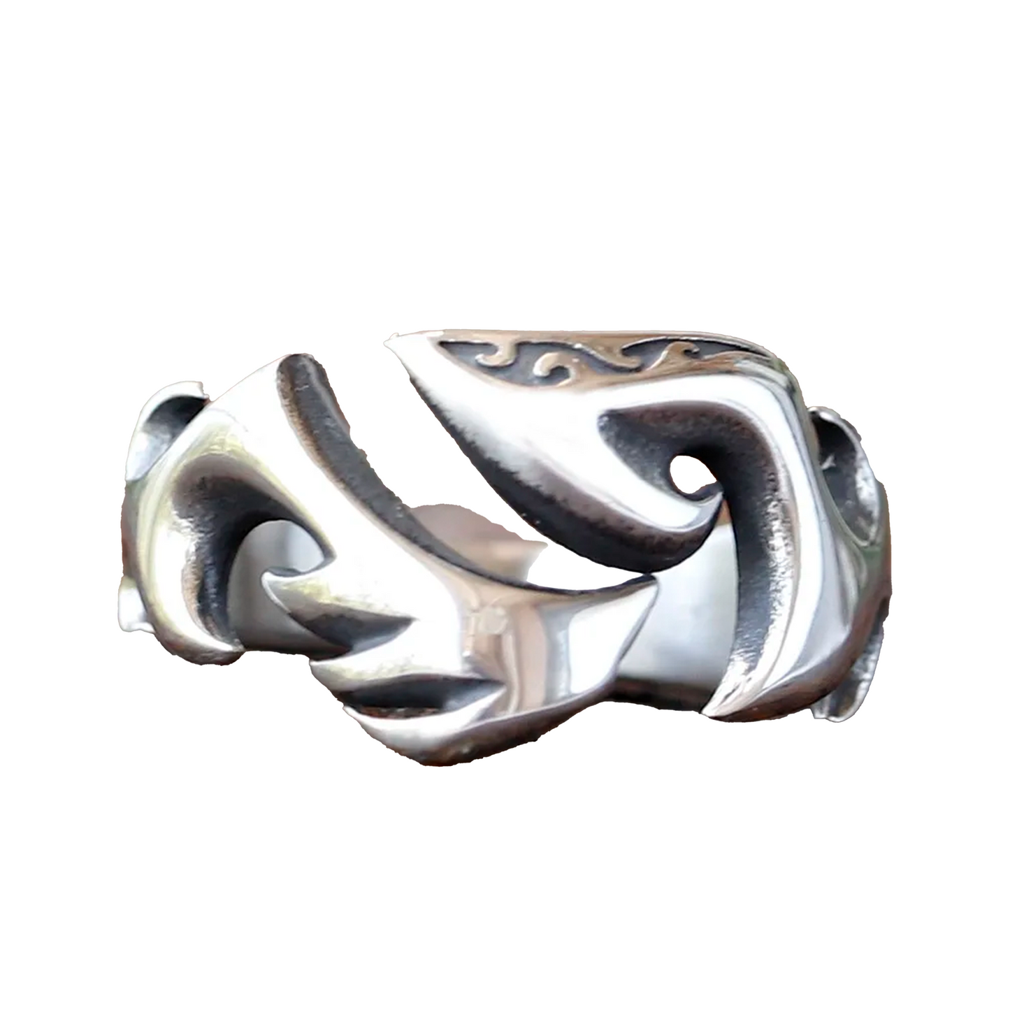 Flame motif Ring