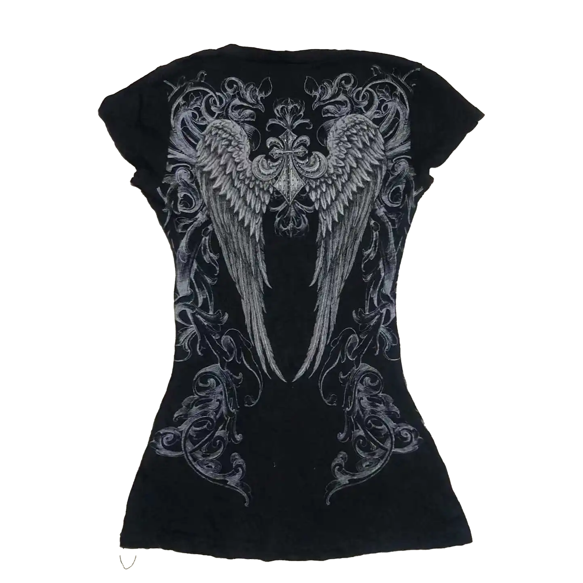 Gothic Pattern Slim-fit T-shirt