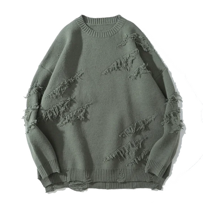 Damaged Knitted Sweater