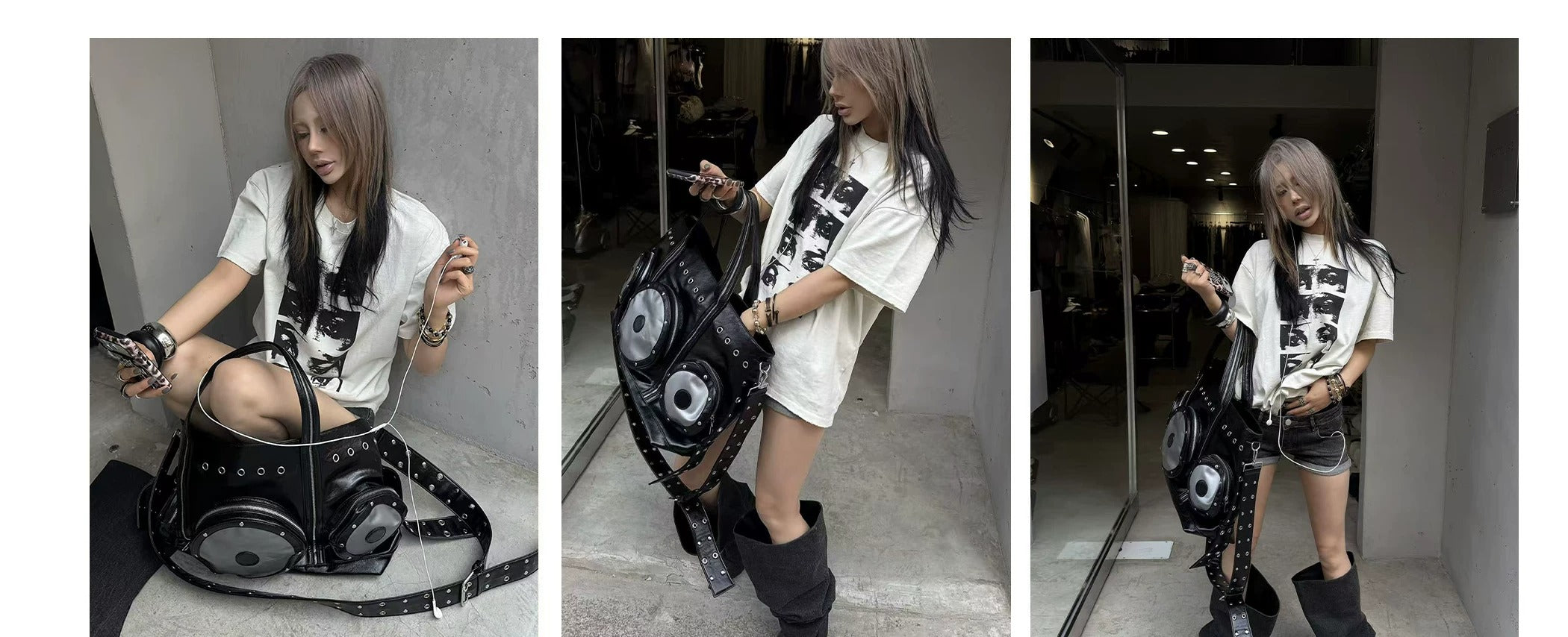 Disc Speaker Graphic Tote Bag