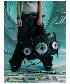 Disc Speaker Graphic Tote Bag
