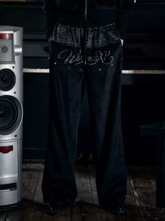 Tiger Striped Double Waist Loose Pants - PWM