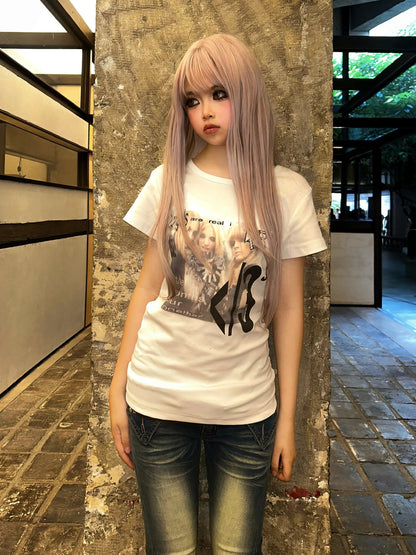Low Resolution Graphic Print T-shirt