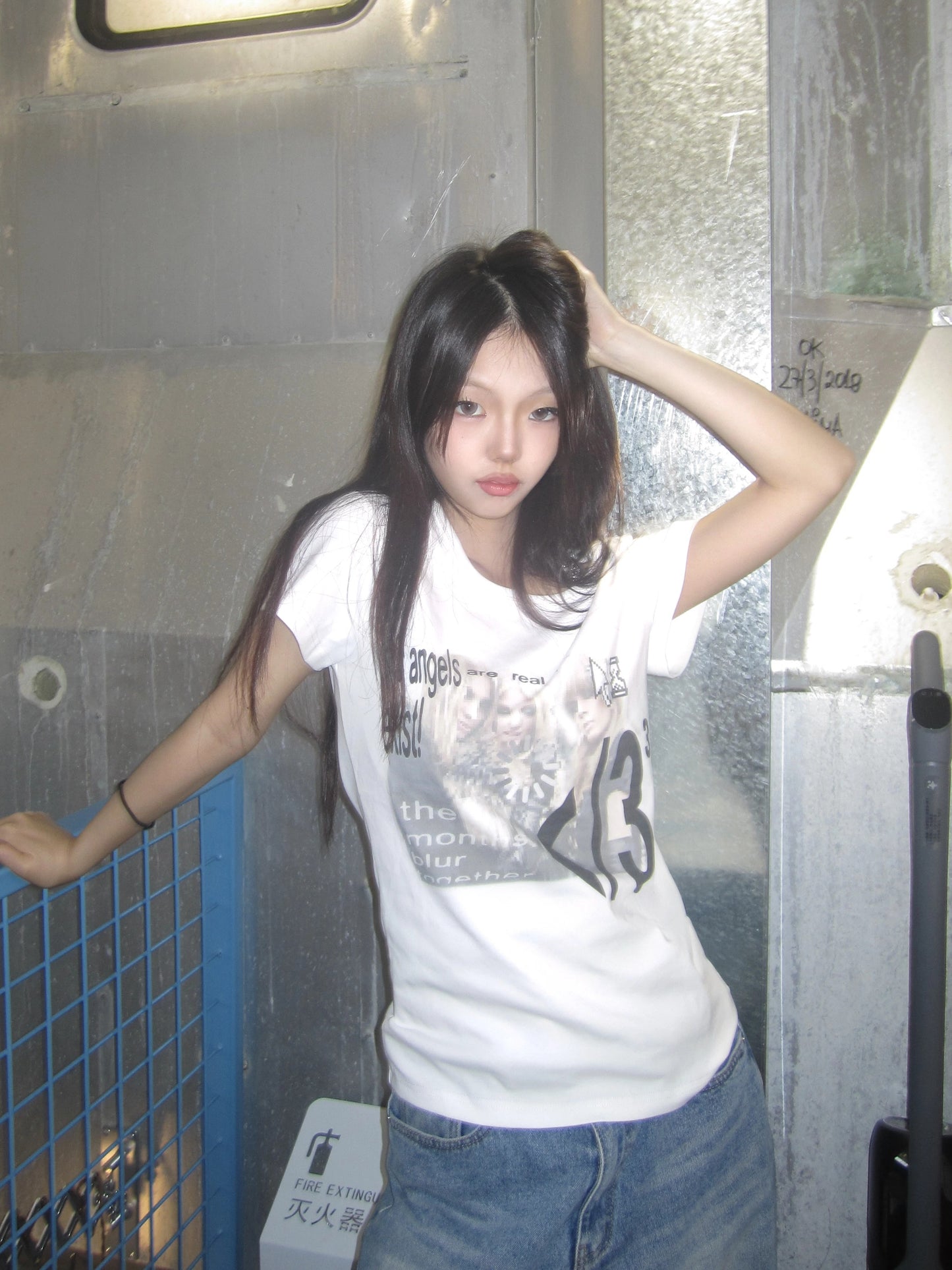 Low Resolution Graphic Print T-shirt
