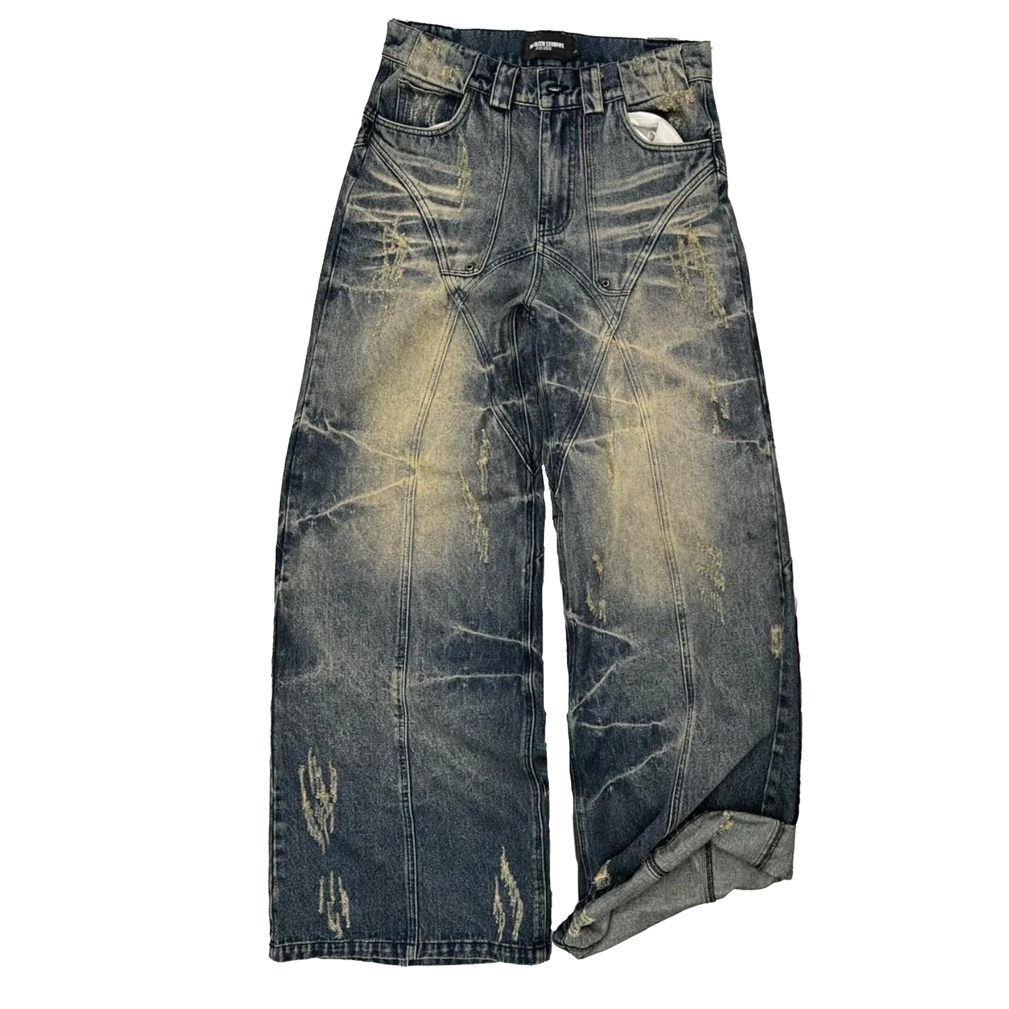 Distressed Baggy Jeans