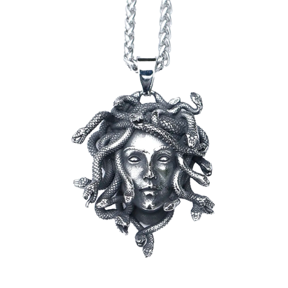 Medusa Pendant Necklace