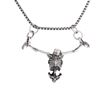 Captivity Skull Pendant Necklace