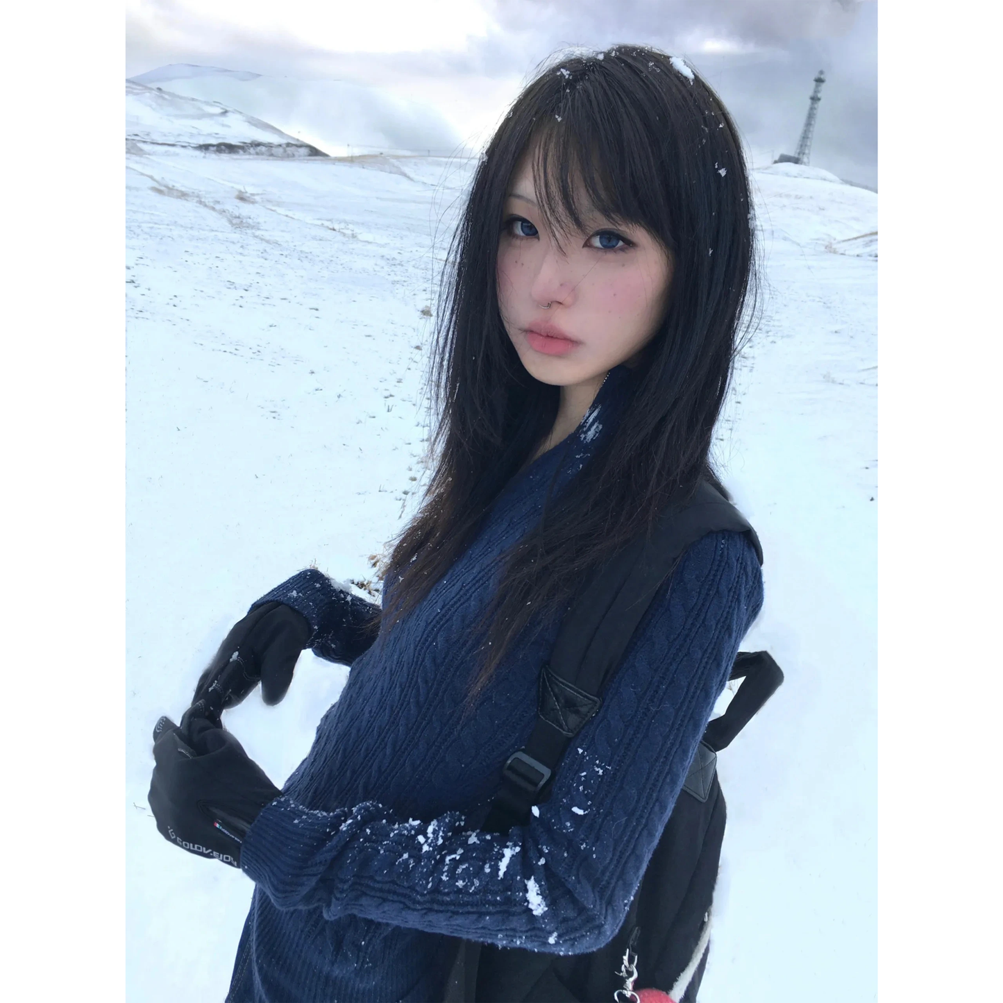 2000s Slim Pullover Knitted Tops